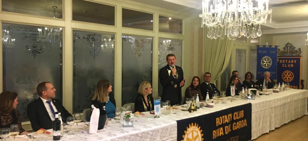 Al Grand Hotel Liberty la grande festa per i 60 anni del Rotary Club di Riva del Garda